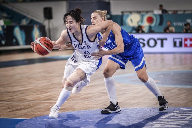 韩国女篮全力以赴,争取更好成绩 韩国女篮全力以赴,争取更好成绩